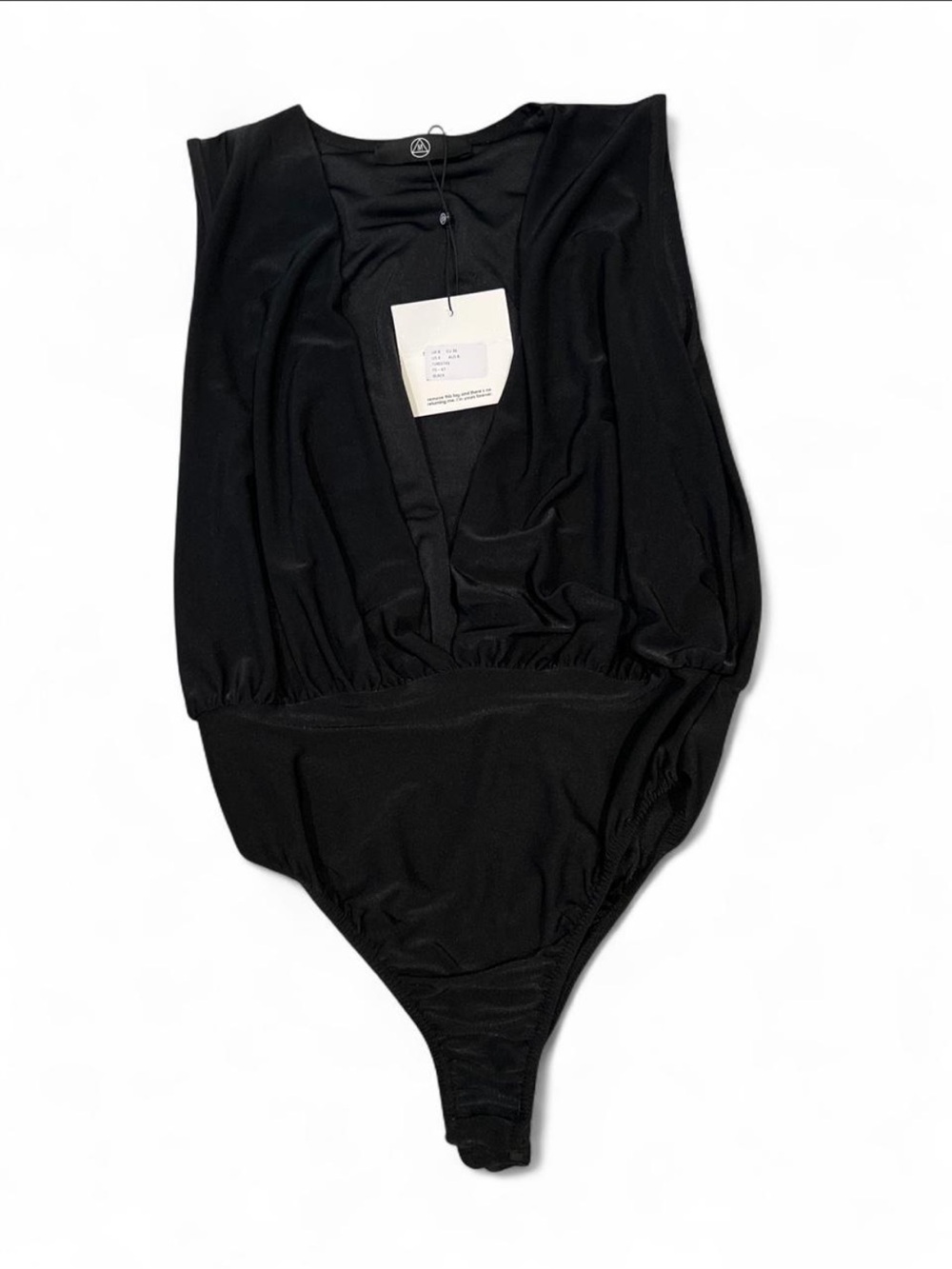 Slinky deep plunge bodysuit